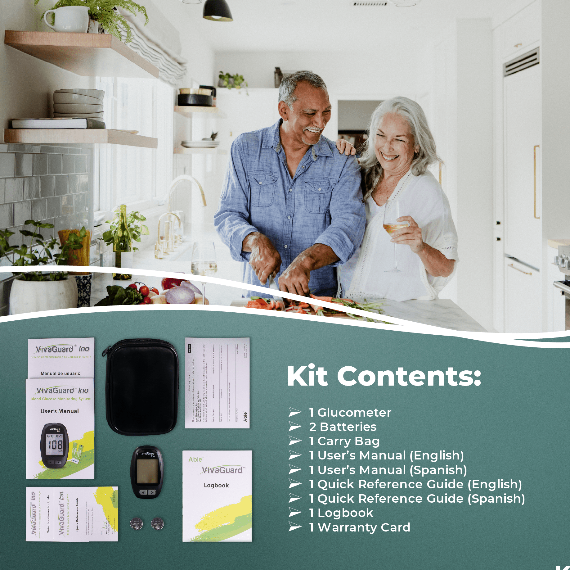 Prime Screen - VivaGuard Blood Glucose Meter