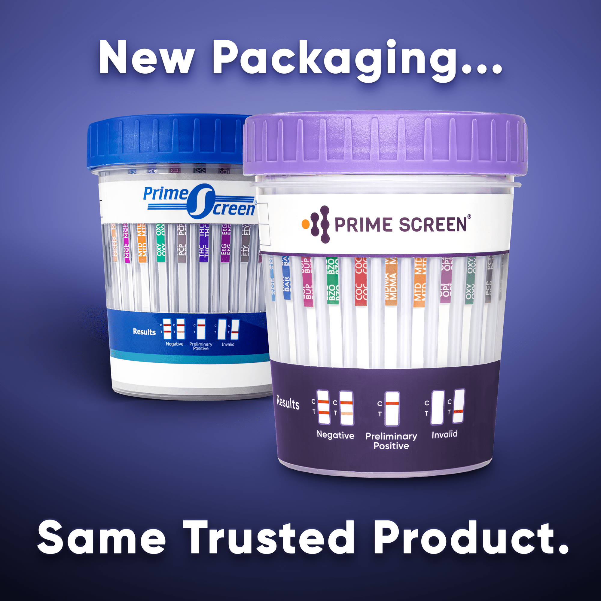 Prime Screen - 12 Panel Compact Urine Test Cup (AMP,BAR,BUP,BZO,COC,MDMA,MTD,OPI,OXY,PCP,TCA,THC) - CDOA-3124