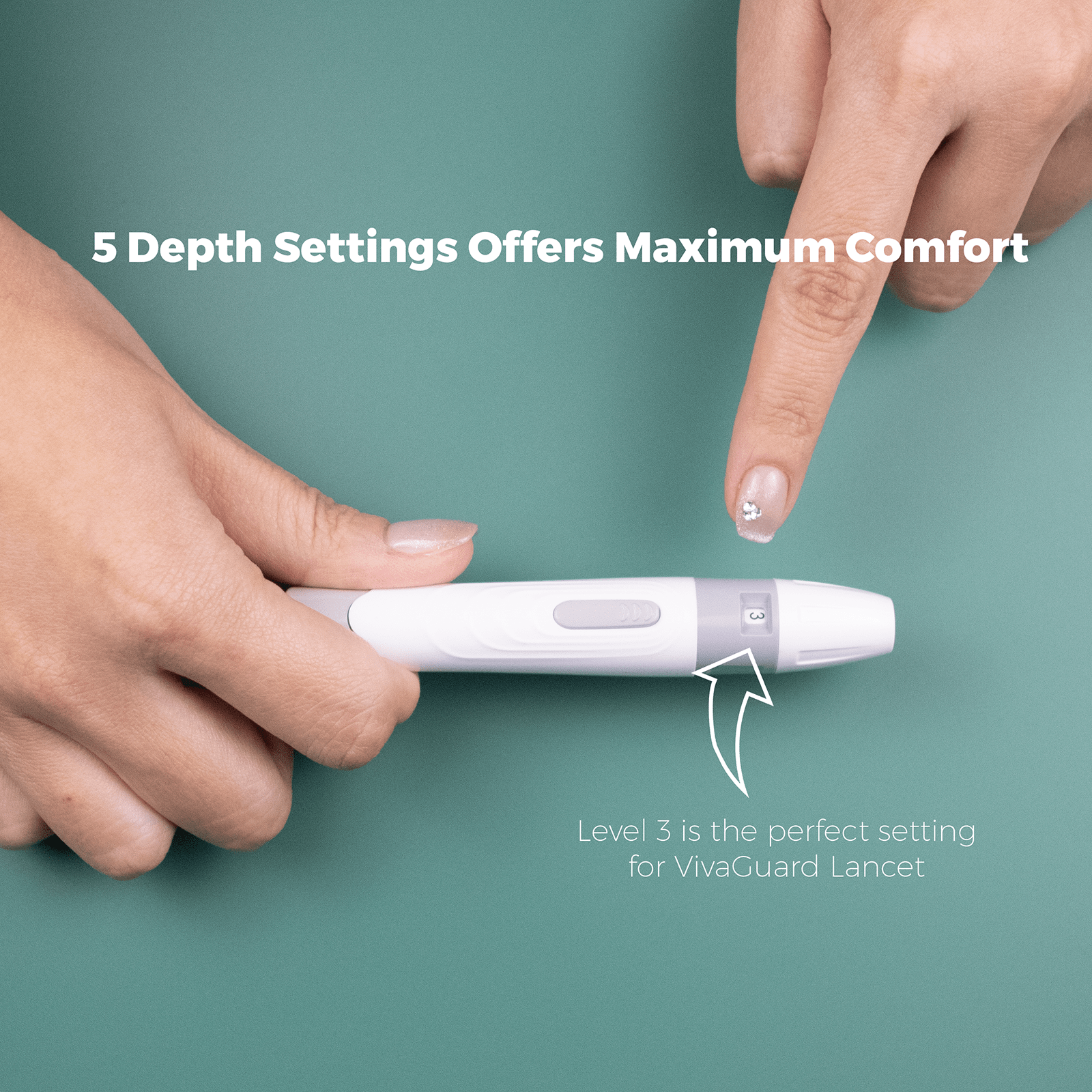 Prime Screen - VivaGuard Blood Glucose Meter