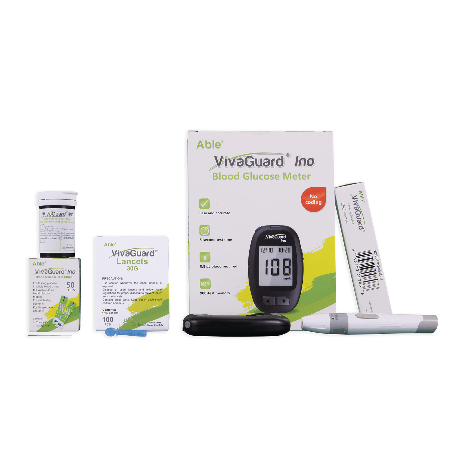 Prime Screen - VivaGuard Blood Glucose Meter