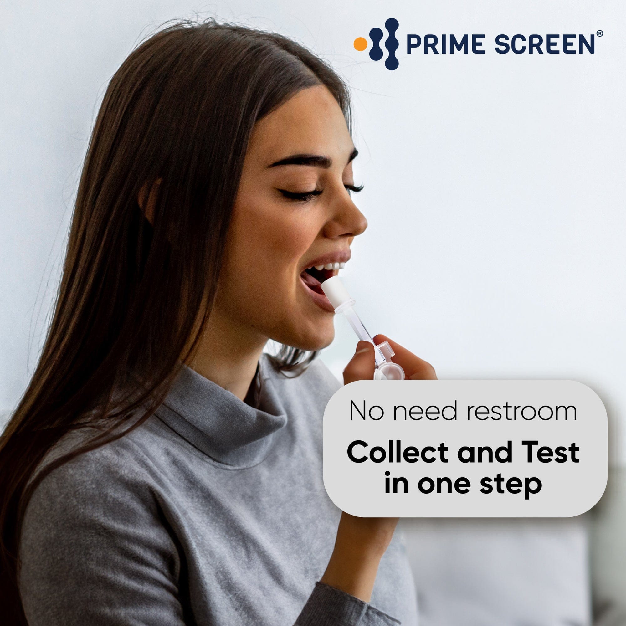 Prime Screen - 6 Panel Oral Saliva Test Kit, Employment and Insurance Testing (AMP, COC, MET, OPI, PCP, THC) - ODOA-166