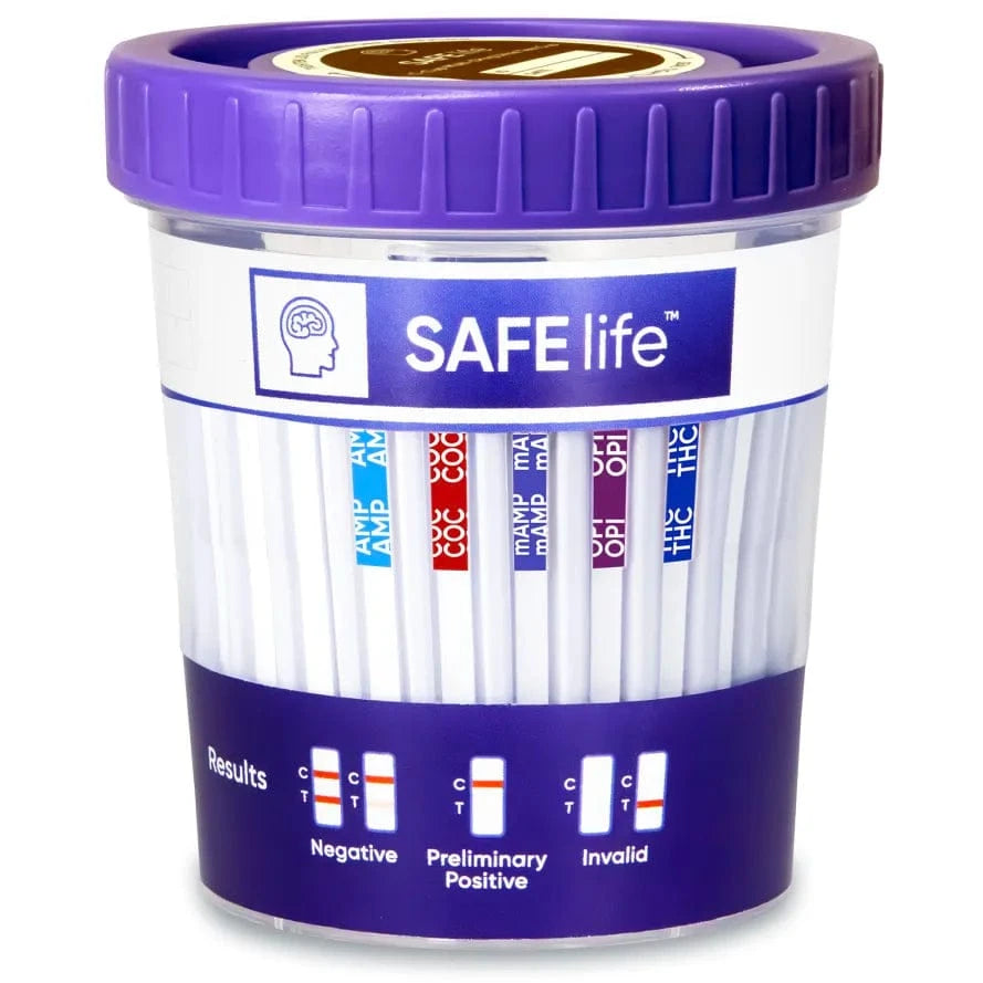 Prime Screen - 5-Panel C-Cup Multi Drug Test Screen Kit (AMP,COC,mAMP,OPI,THC) CDOA-254