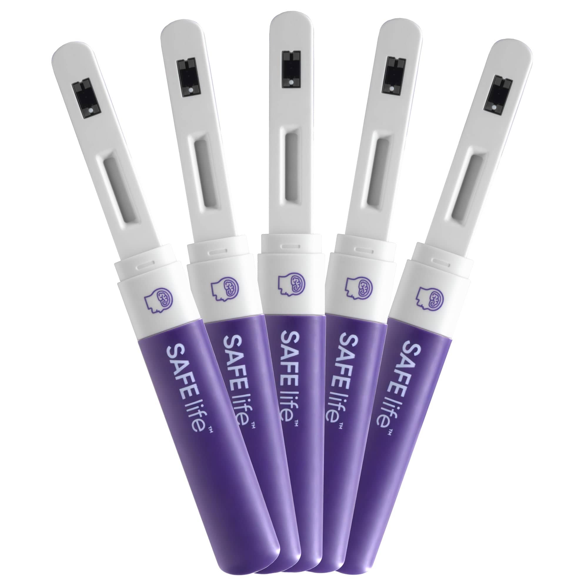 SAFElife™ H1 THC Analyzer with 5 Tests – Advanced Fluorescent Immunoassay Technology, 6-Level THC Detection (0-300+ ng/mL), Semi-Quantitative Results, Portable with Data Management