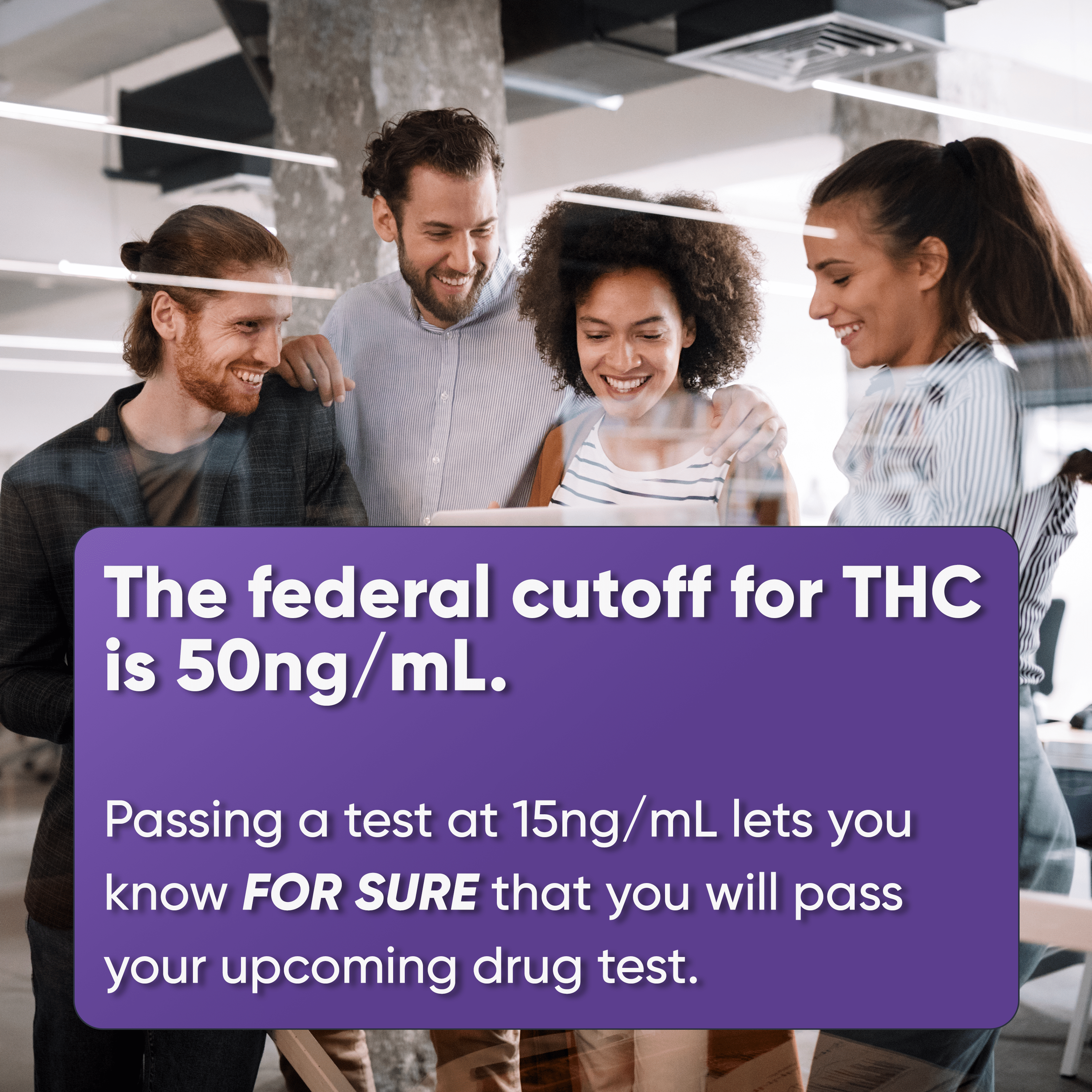 Marijuana THC 15 ng/mL Single Panel Drug Test Kit - Most Sensitive Marijuana Drug Test with 15 ng/mL Cutoff Level for Detecting Any Form of THC