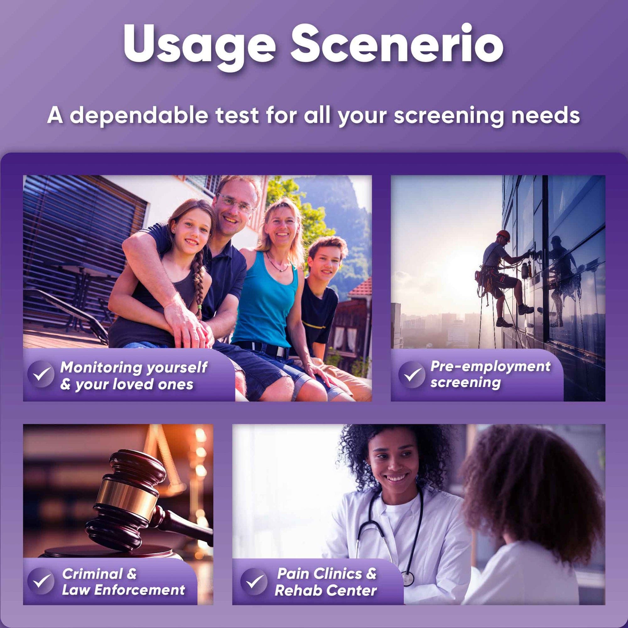 Prime Screen - 5 Panel Multi-Drug Dip Test (THC), COC, OPI, AMP, MET/mAMP - WDOA-254