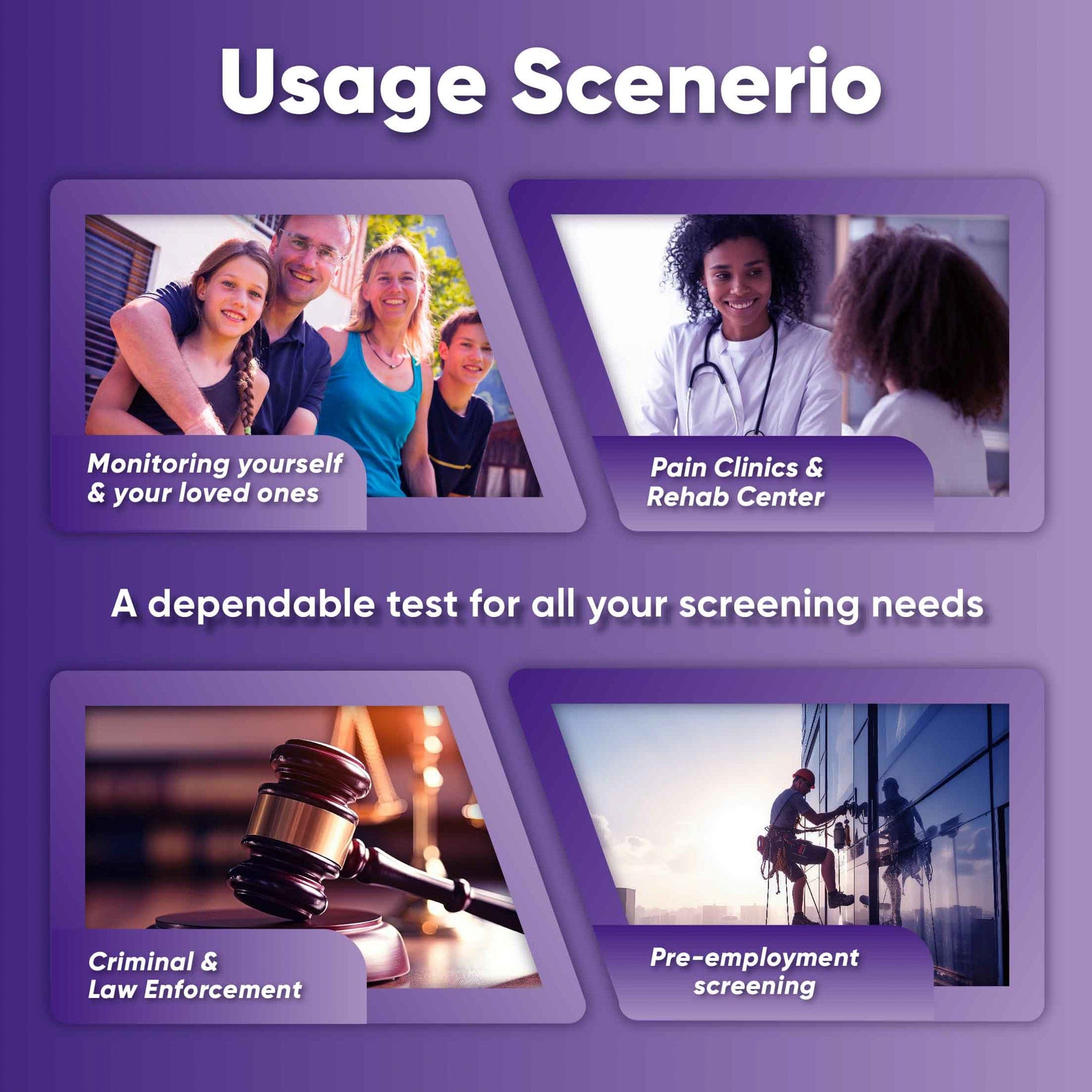 Prime Screen - 6 Panel Urine Drug Dip Test Kit (THC-Marijuana, BZO-Benzos, MET-Meth, OPI, AMP, COC), WDOA-264