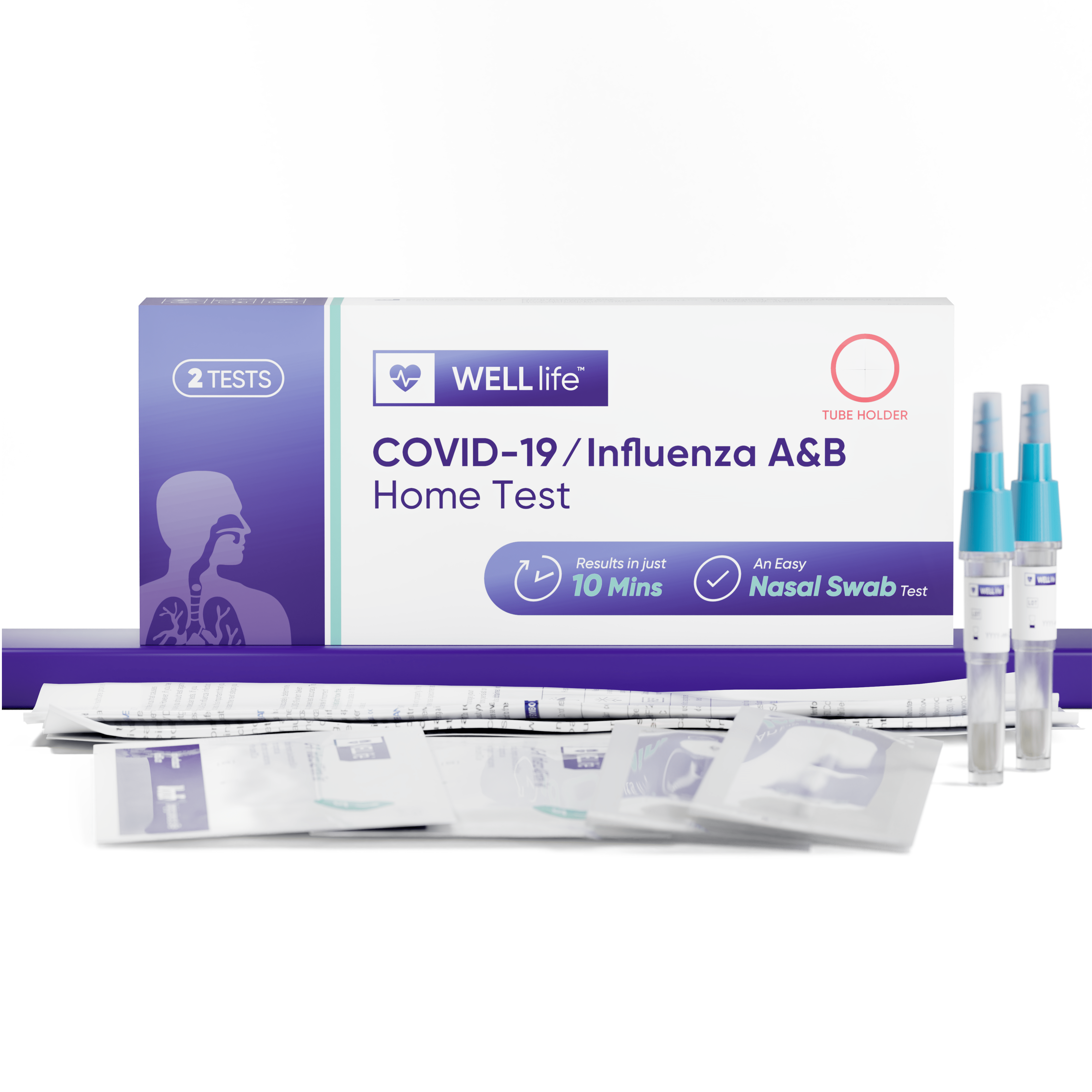 Prime Screen - Well Life - Flu A&B / COVID-19 Rapid Home Test