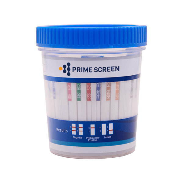 Prime Screen - 13 Panel Kit Urine Drug Test Cup (AMP,BUP,BZO,COC,mAMP,MDMA,MTD,MOP,OXY,THC,TRA,FTY,ETG)-TDOA-7135EFT 