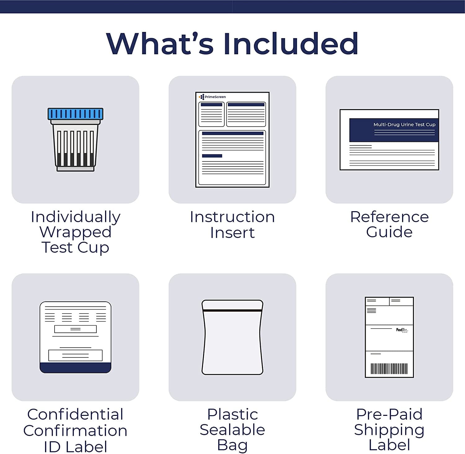 LabAssure - 12 Panel Home Test Cup and Laboratory Confirmation Results with Free Next-Day Shipping Label - Prime Screen