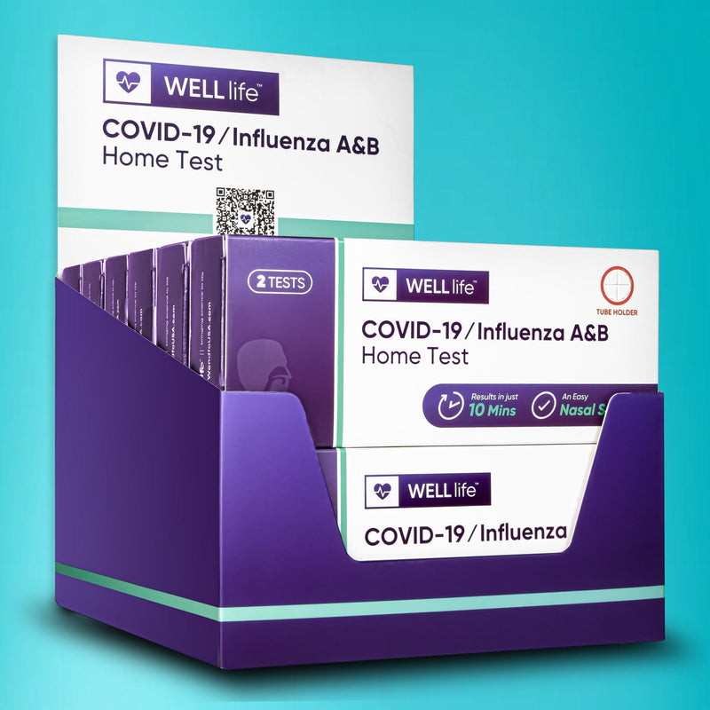 Well Life - Influenza A & B / COVID-19 Rapid Home Test