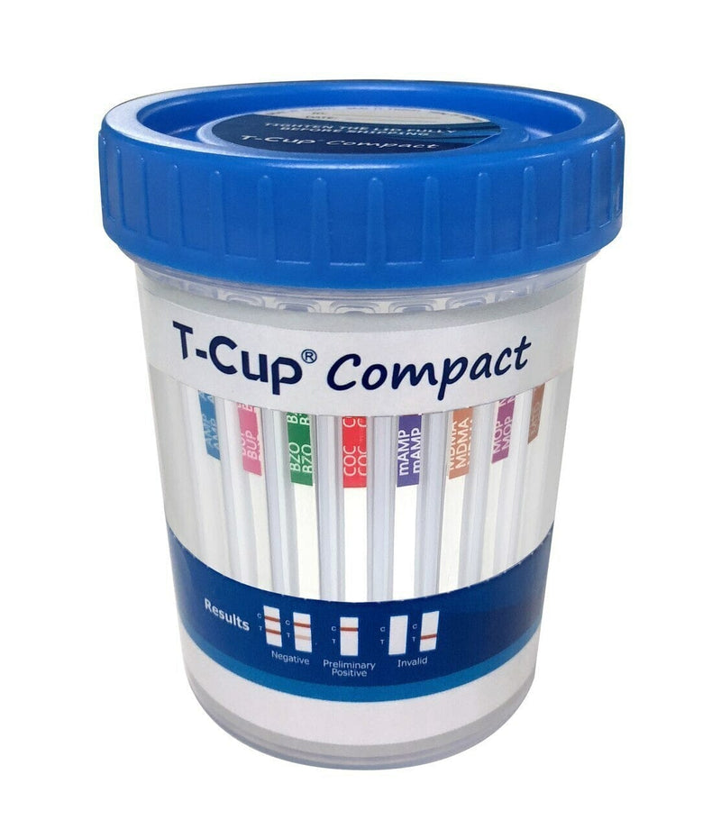 Prime Screen - 13 Panel Compact Urine Test Cup (AMP500, BAR, BUP, BZO, COC150, mAMP500, MDMA, MTD, OPI300, OXY, PCP, TCA) - CDOA-L9135NTA3 