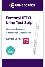 Prime Screen FTY Urine Screening Dip Test Strips 25 Pack - WFTY-101