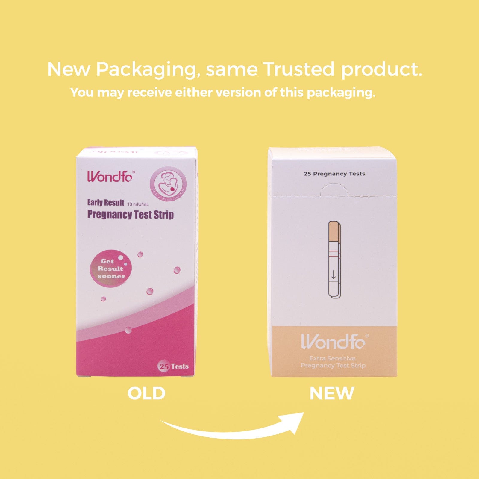 Prime Screen - Wondfo Early Result Pregnancy Test Strips - Get Results 6 Days Sooner Than Missed Period-Sensitive and Accurate HCG Testing Kit at 10 MIU/ml Cut-Off -[25 Packs] 