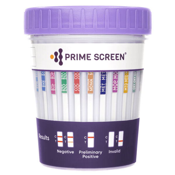 18 Panel Urine Drug Test Cup Kit (AMP,BAR,BUP,BZO,COC,mAMP,MDMA,MOP/OPI 300,MTD,OXY,PCP,TCA,THC, ETG, FTY, TRA, K2,TRA100)]-CDOA-S1185EFTKK