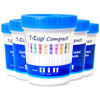 13 Panel Compact Urine Test Cup (AMP500, BAR, BUP, BZO, COC150, mAMP500, MDMA, MTD, OPI300, OXY, PCP, TCA) - CDOA-L9135NTA3