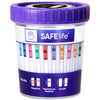 SAFElife™ T-Cup® 22 Panel Drug Screen Test Cup with AMP 300, BAR 300, BUP10, BZO2000, COC100, EDDP 300, HMO 300,  KET 1000, MDMA 500, MET 300, MOP 100, MTD 200, OXY 100, PCP 25, PPX 300, THC 25, ETG 500, FTY 20, TRA 200, K2 50, KRA 300, 6-MAM 10