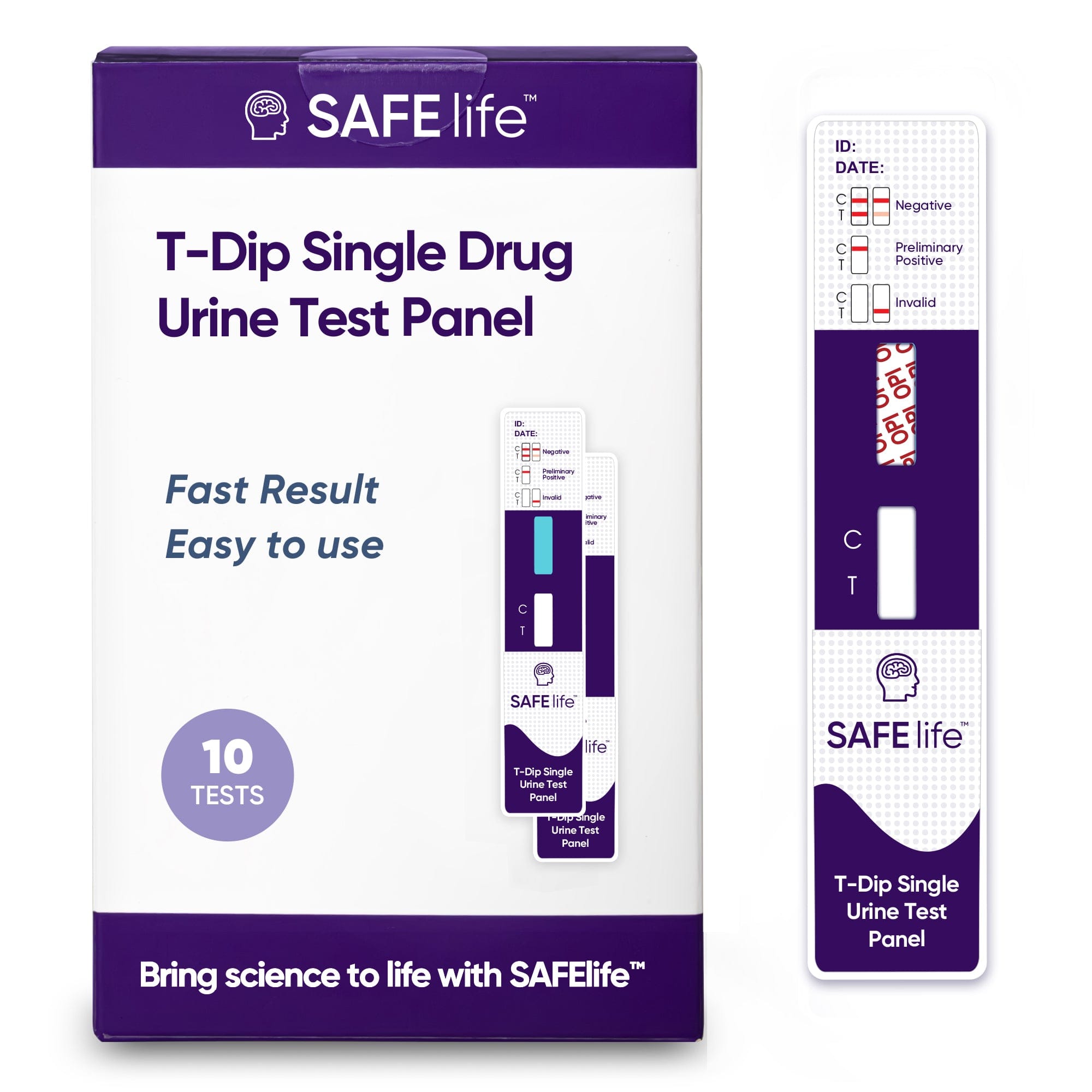 Opiate OPI Urine Dip Card Test (Heroin, Codeine, Morphine) at Home Urine Test - WDOP-114