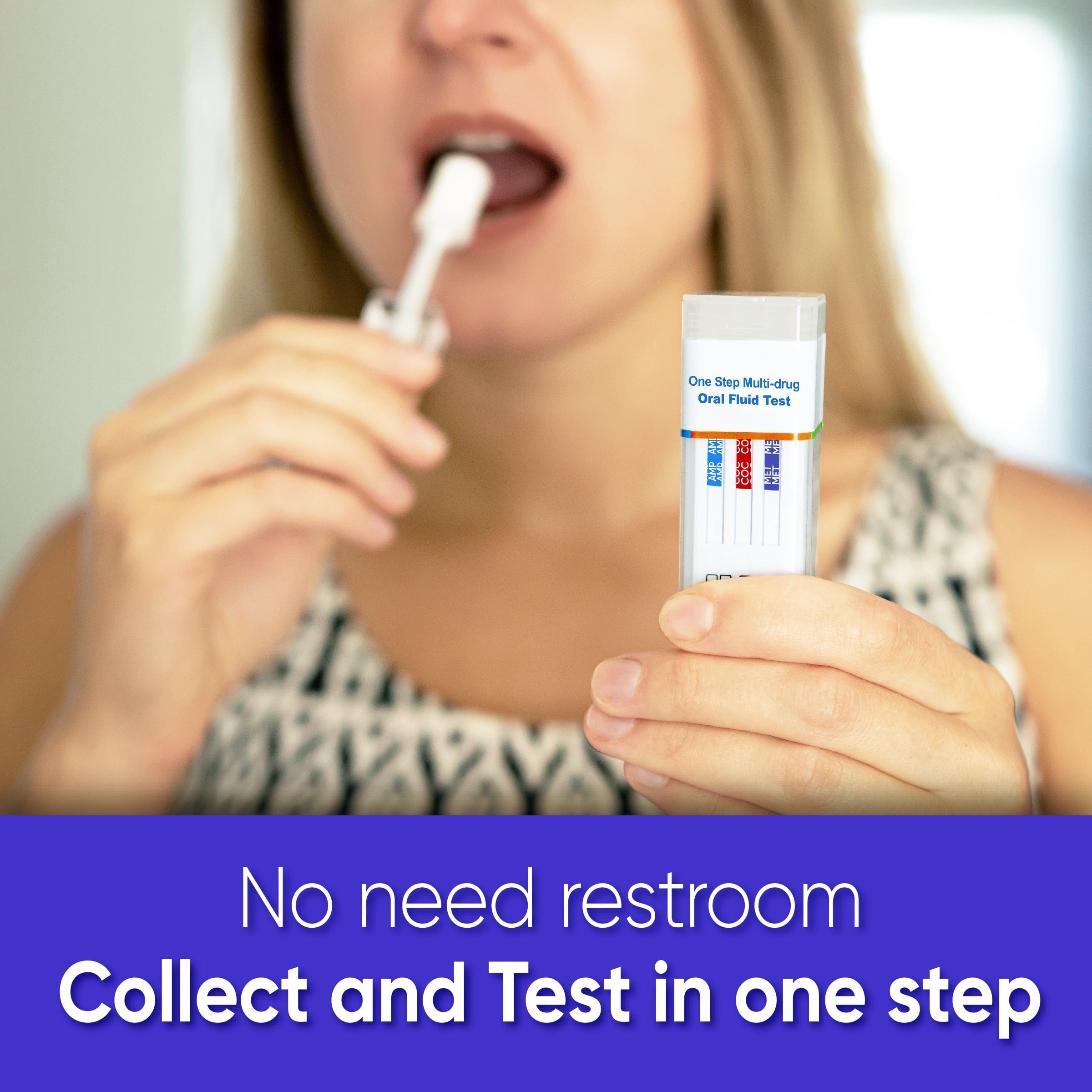 Prime Screen - 7 Panel Oral Saliva Test Kit, Employment and Insurance Testing (AMP, COC, MET, OPI, OXY, PCP, THC) - ODOA-376 