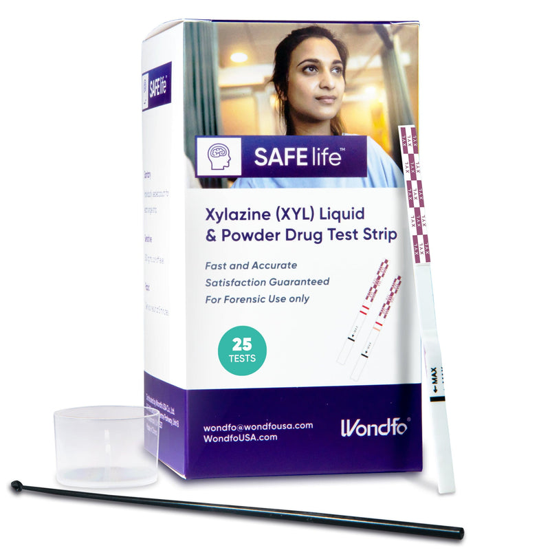 SAFE LIFE XYL Liquid and Powder Test Strips [25 Pack]