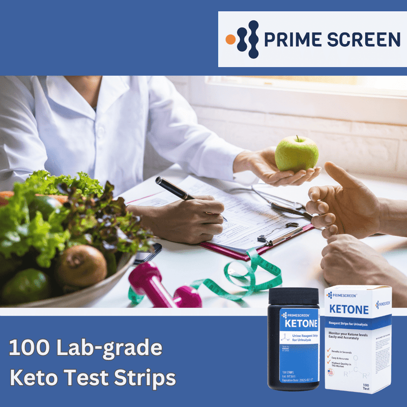 Ketone Test Strips - 100 Tests