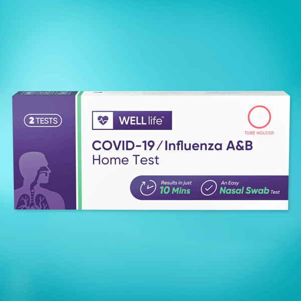 Well Life - Flu A&B / COVID-19 Rapid Home Test 