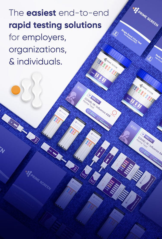 Prime Screen Drug Test, Strep A Test, Pregnancy Test