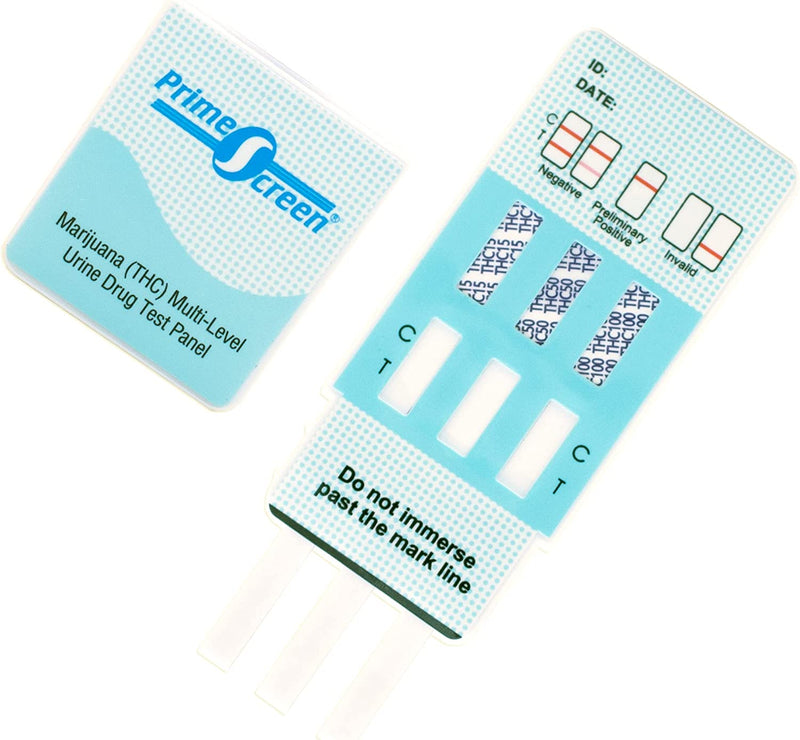 Prime Screen  Multi Level Marijuana Home Urine Test Dip Kit