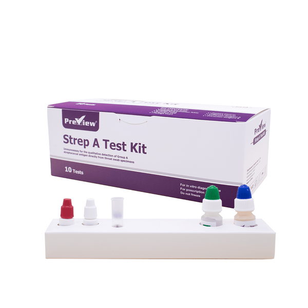 Prime Screen - Preview - Strep A Test Kit - Throat Testing - CLIA Waived 