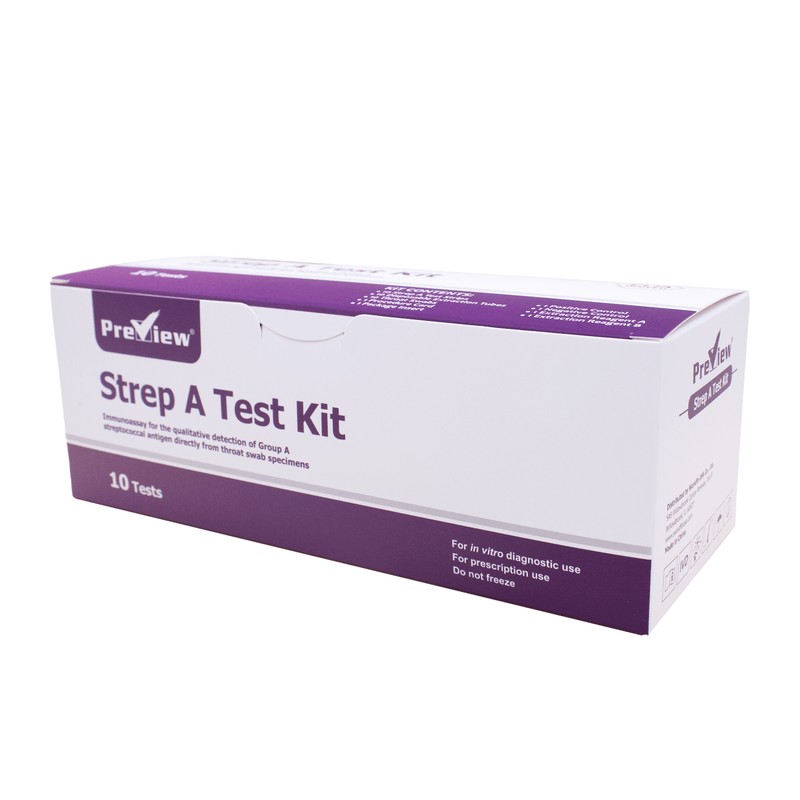 Prime Screen - Preview - Strep A Test Kit - Throat Testing - CLIA Waived 