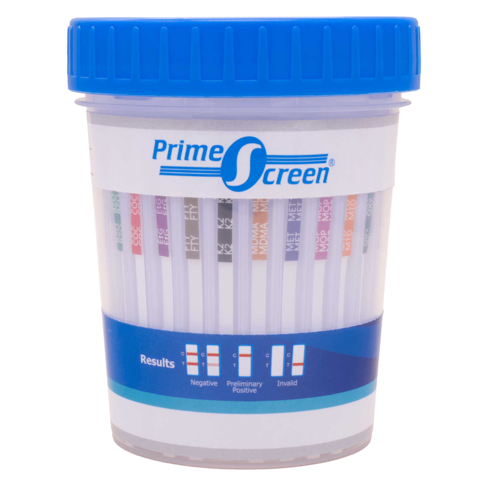 Prime Screen | 12 Panel Compact Urine Test Cup (AMP,BAR,BUP,BZO,COC ...