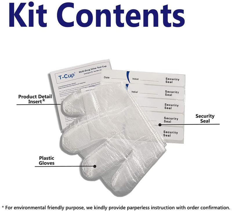 16 Panel Urine Drug Test Compact Cup Kit (AMP,BAR,BUP,BZO,COC,mAMP,MDMA,MOP/OPI,MTD,OXY,PCP,THC, ETG, FTY, TRA, K2) -CDOA-9165EFTK - Prime Screen
