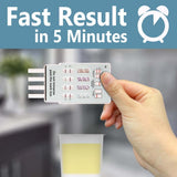 [5 Pack] 4 Panel Urine Dip Test Kit Testing- THC, Nicotine (COT), Alcohol Test (EtG), Fentanyl Test (FTY)  - [5 Pack] - WDOA-242 - Prime Screen