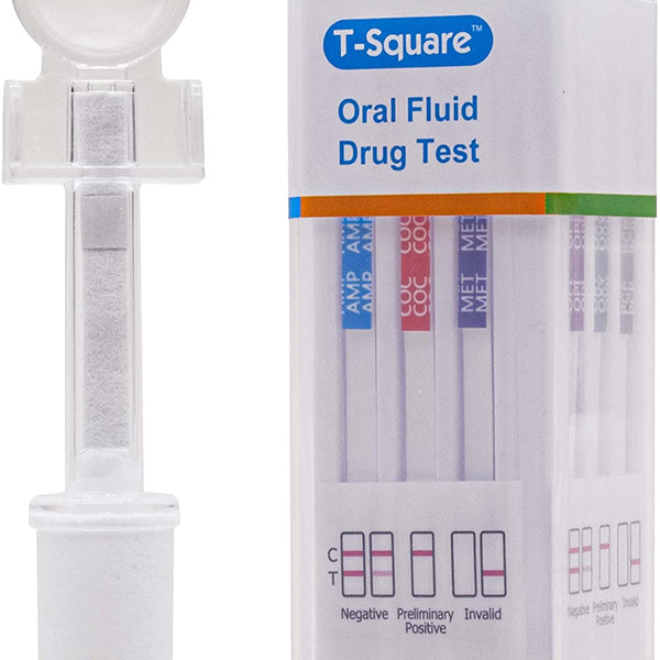 7 Panel Oral Saliva Test Kit, Employment and Insurance Testing (AMP, COC,  MET, OPI, OXY, PCP, THC) - ODOA-376